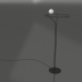 modello 3D Lampada da terra (nera) - anteprima