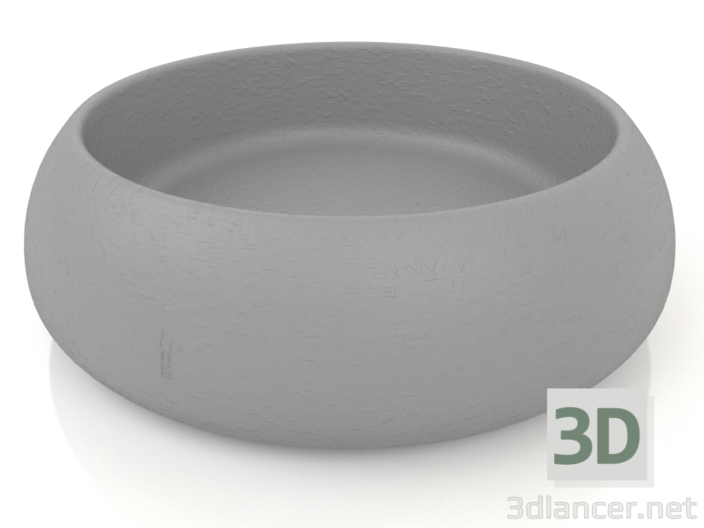 modèle 3D Pot de fleurs 4 (Anthracite) - preview