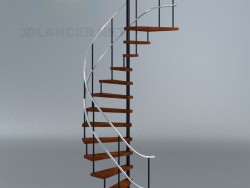 Staircase spiral + plus
