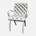 modèle 3D Chaise avec accoudoirs HERMAN CAPITONNE - preview
