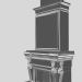 3d Victorian fireplace model buy - render