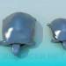 3D modeli Kaplumbağalar - önizleme