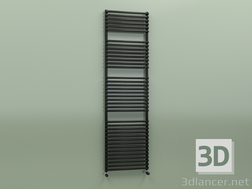 3D modeli Havluluk NET (1760x500, Siyah - RAL 9005) - önizleme