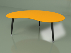 Kidney coffee table (orange)