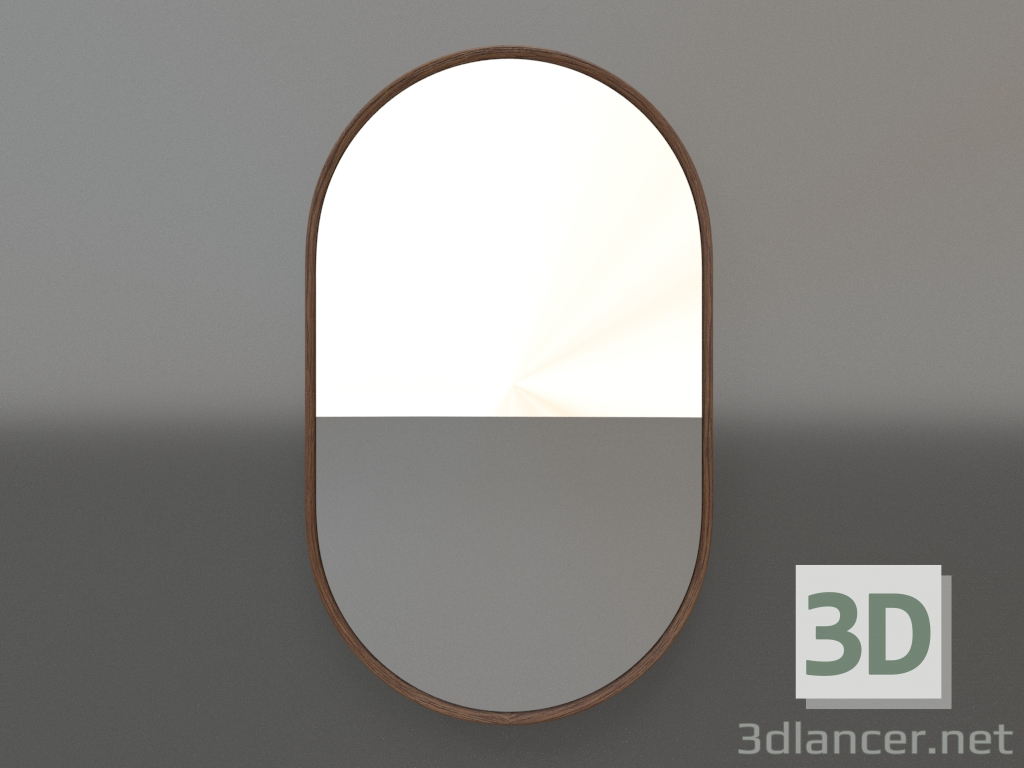 3D modeli Ayna ZL 14 (450x750, ahşap kahverengi ışık) - önizleme