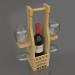 modèle 3D de Un support pour une bouteille de vin et des verres acheter - rendu