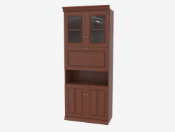 Bookcase with a bar (3841-12)