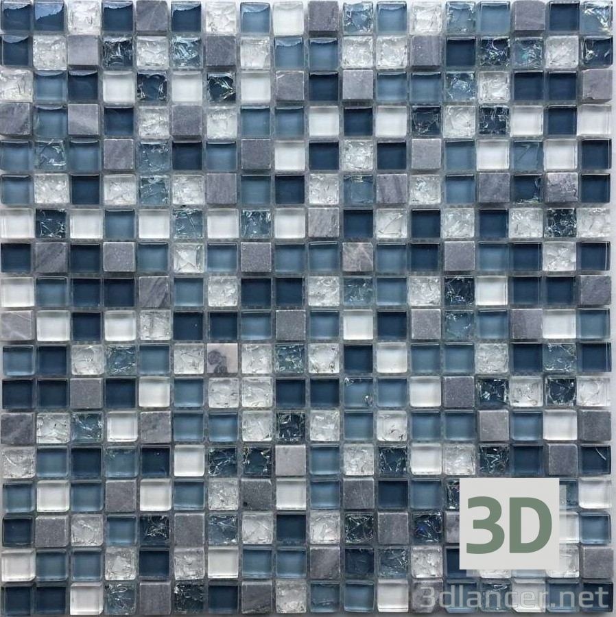Descarga gratuita de textura Mosaico de vidrio Krit 30x30 - imagen