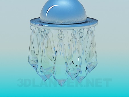 modèle 3D Lampe halogène - preview