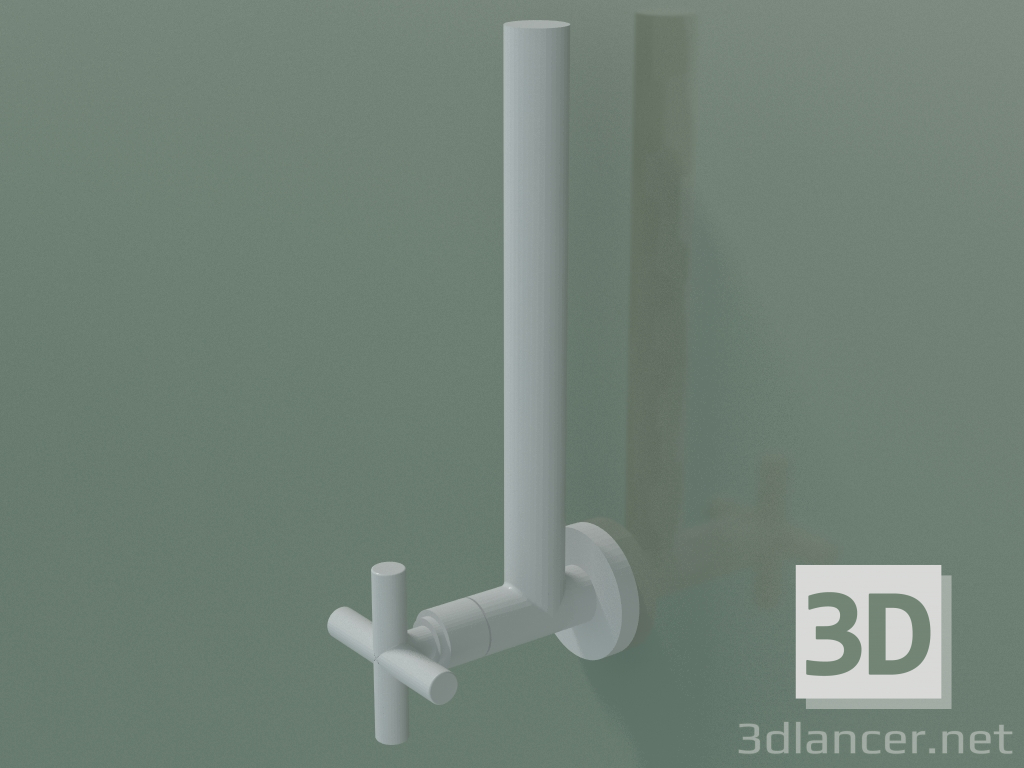 3D modeli Duvar açılı valf (22900892-10) - önizleme