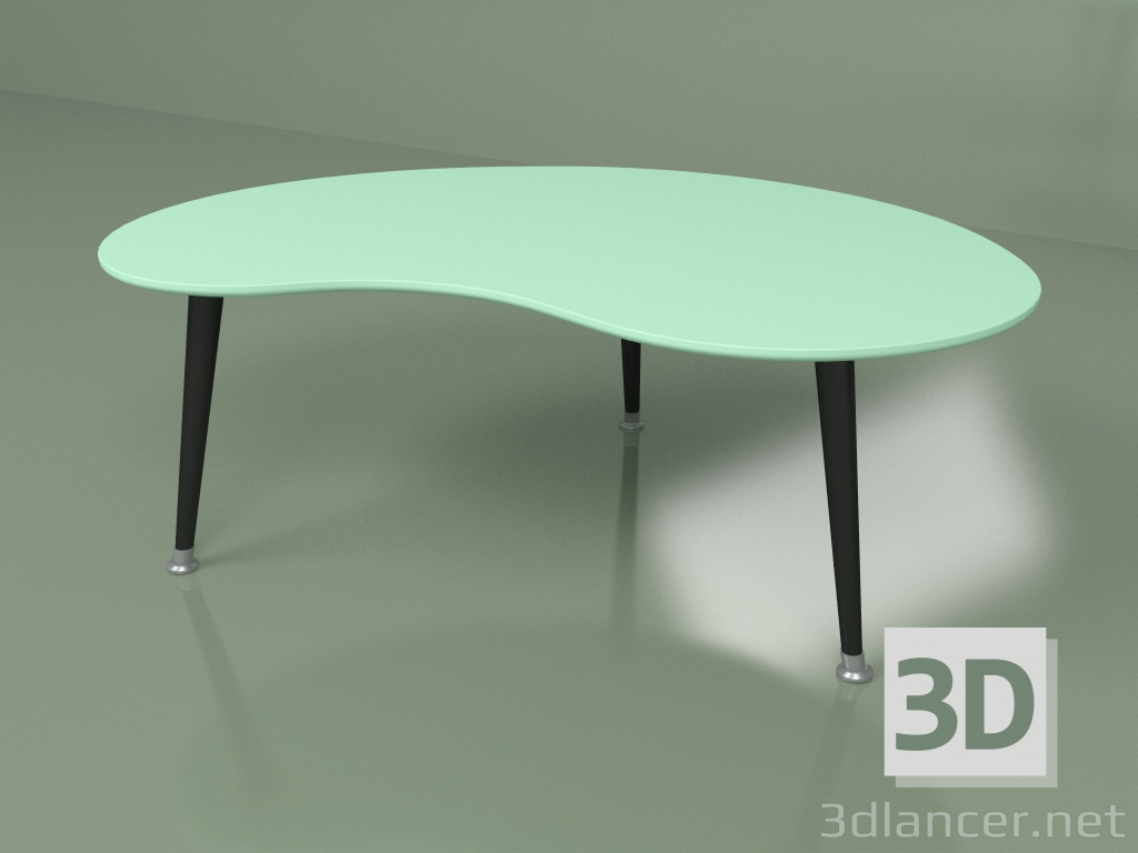 3 डी मॉडल किडनी कॉफी टेबल (समुद्री लहर) - पूर्वावलोकन
