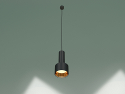 Lámpara colgante 50134-1 LED (negro-oro)