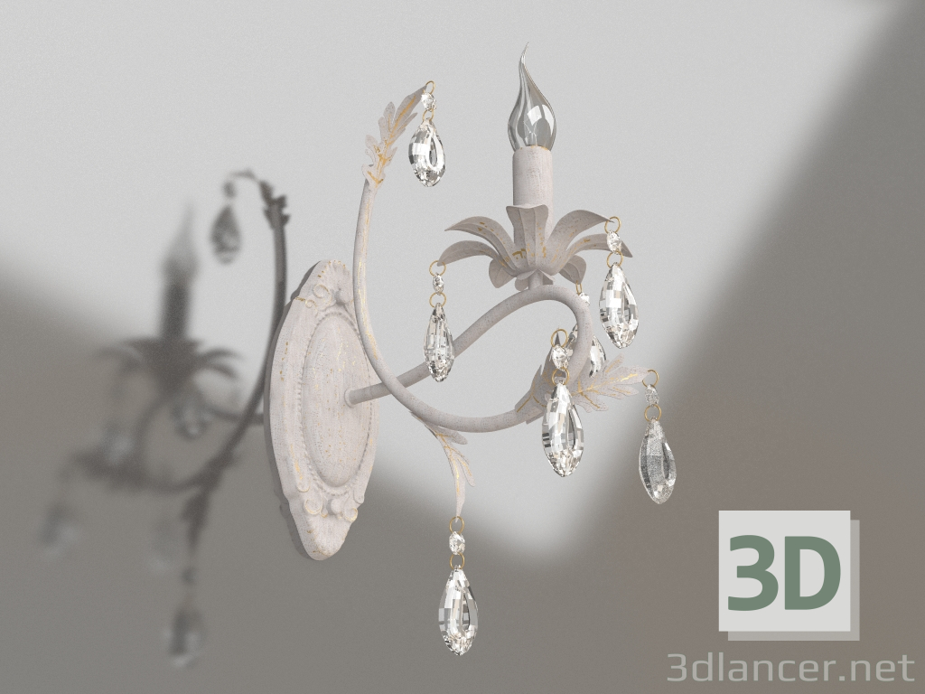3D modeli Duvar lambası (aplik) Dezi (FR3040-WL-01-WG) - önizleme