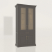 Modelo 3d Vitrine de duas portas com vidro (gótico) - preview