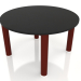 3d model Coffee table D 60 (Wine red, DEKTON Domoos) - preview