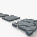 3d Cement tiles model buy - render