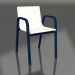 Modelo 3d Cadeira de jantar modelo 3 (azul noite) - preview