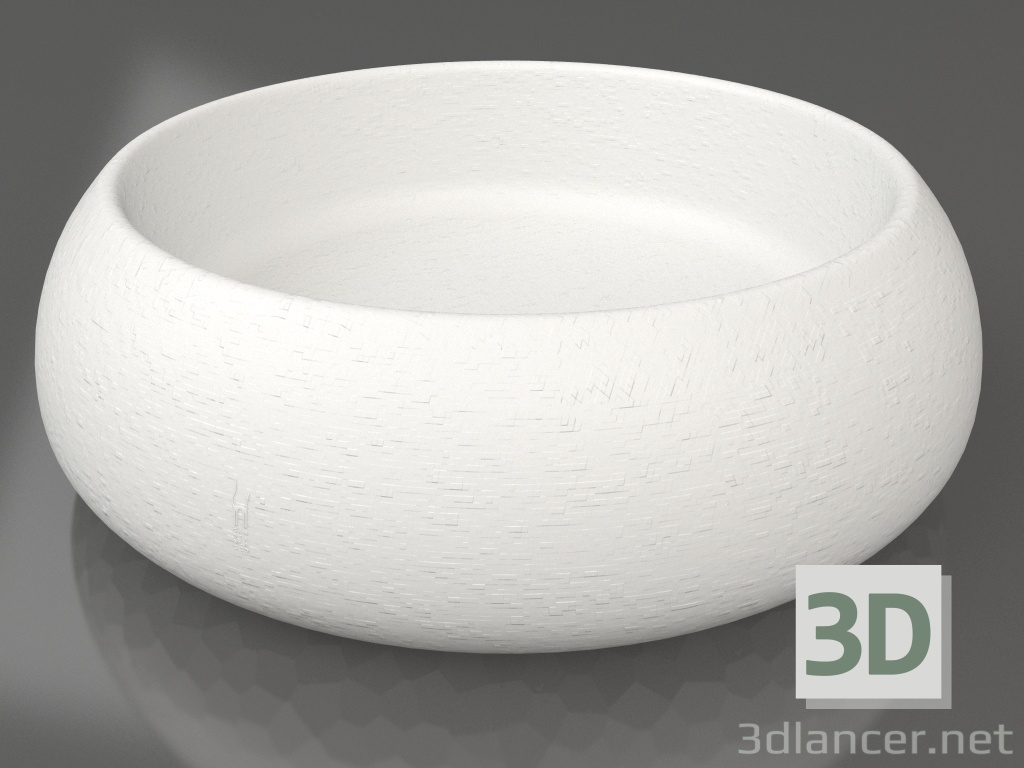 modello 3D Vaso per piante 4 (grigio) - anteprima