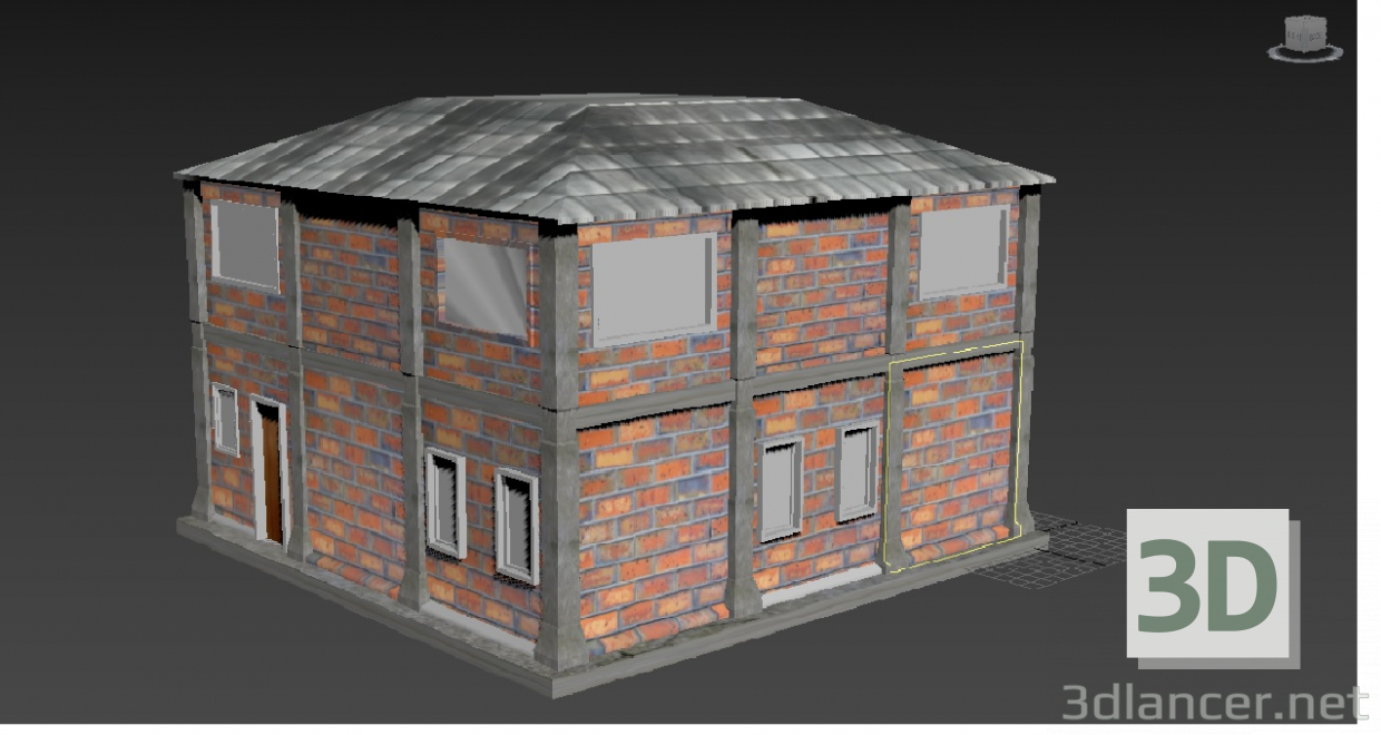 modèle 3D de Maison en brique acheter - rendu