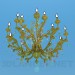 3d модель Люстра зі свічками для святкового залу – превью