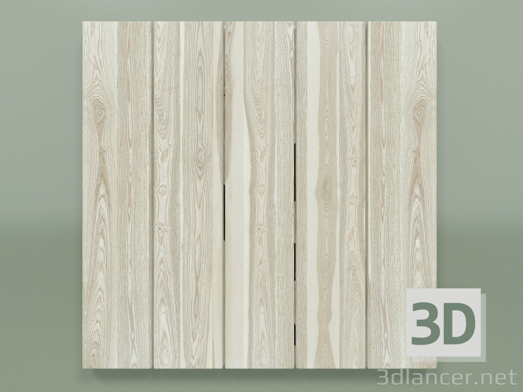 3d model Panel with a strip 80X20 mm (light) - preview