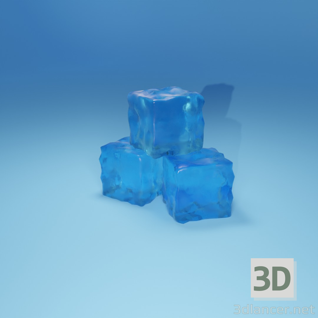 3D Modell Realistisches Eis - Vorschau