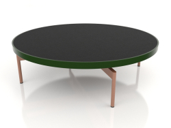 Tavolino rotondo Ø120 (Verde bottiglia, DEKTON Domoos)