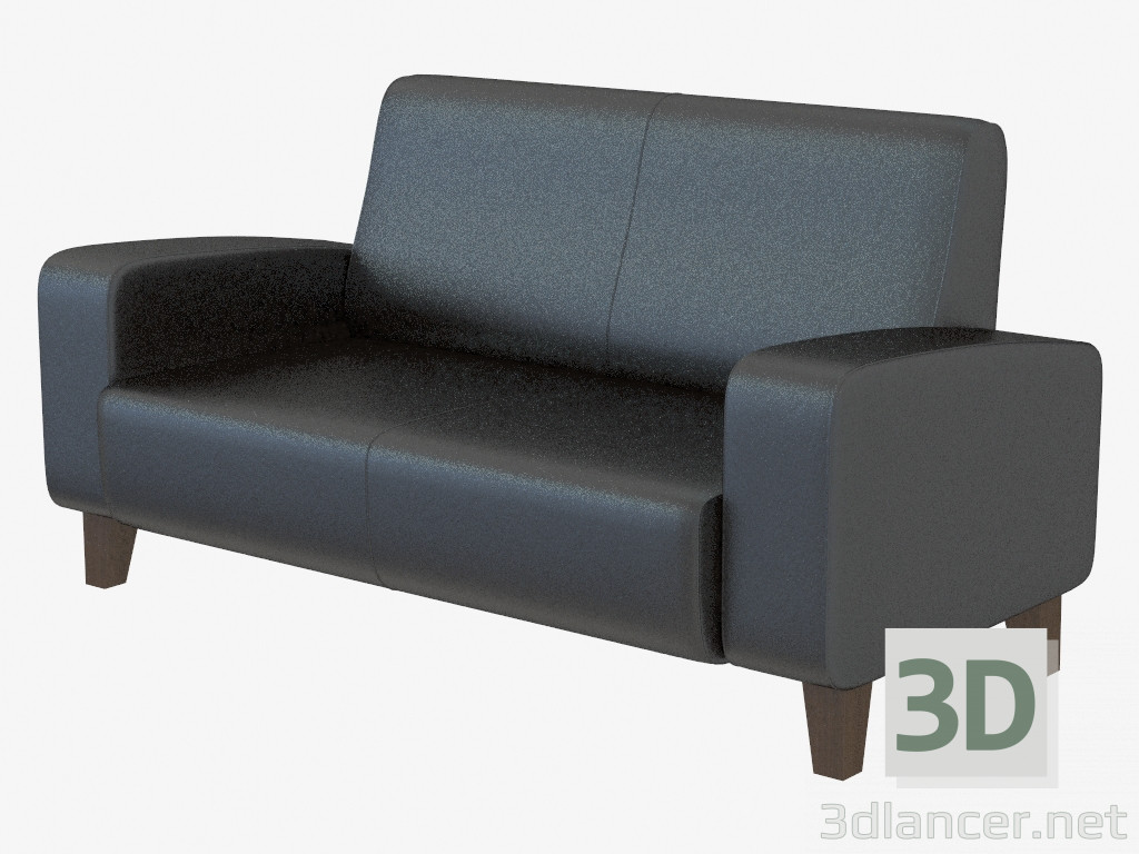 3d model Sofa modern double leather Anahita Double - preview