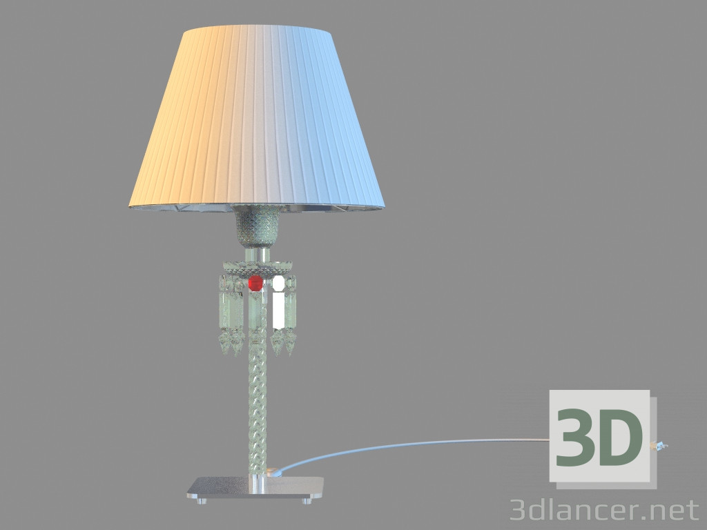 3D Modell Настольная лампа Fackellampe weißer Lampenschirm 2 601 567 - Vorschau