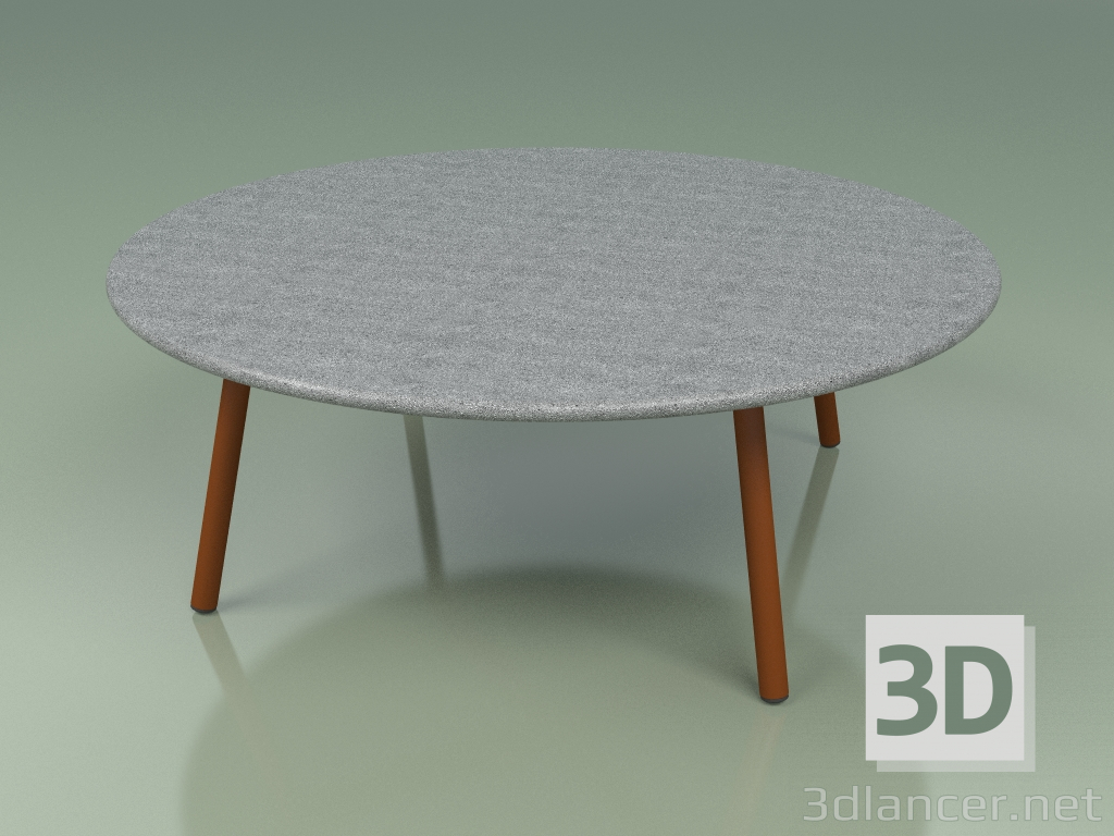 Modelo 3d Mesa de centro 012 (Metal Rust, Luna Stone) - preview