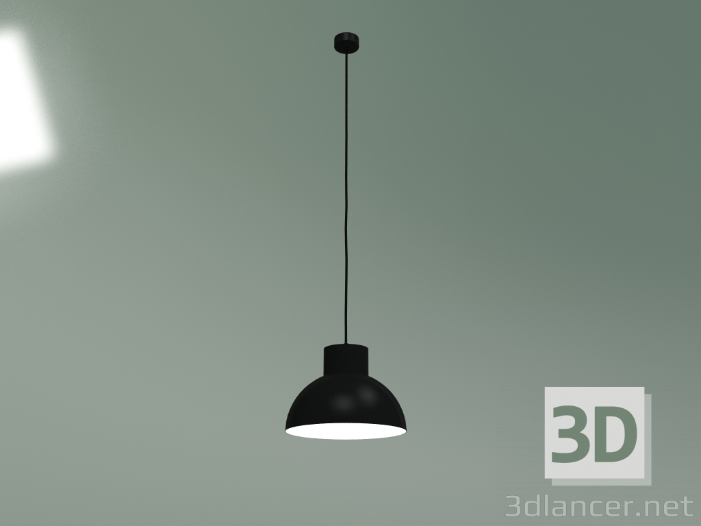 3D Modell Pendelleuchte Works (schwarz-schwarz) - Vorschau