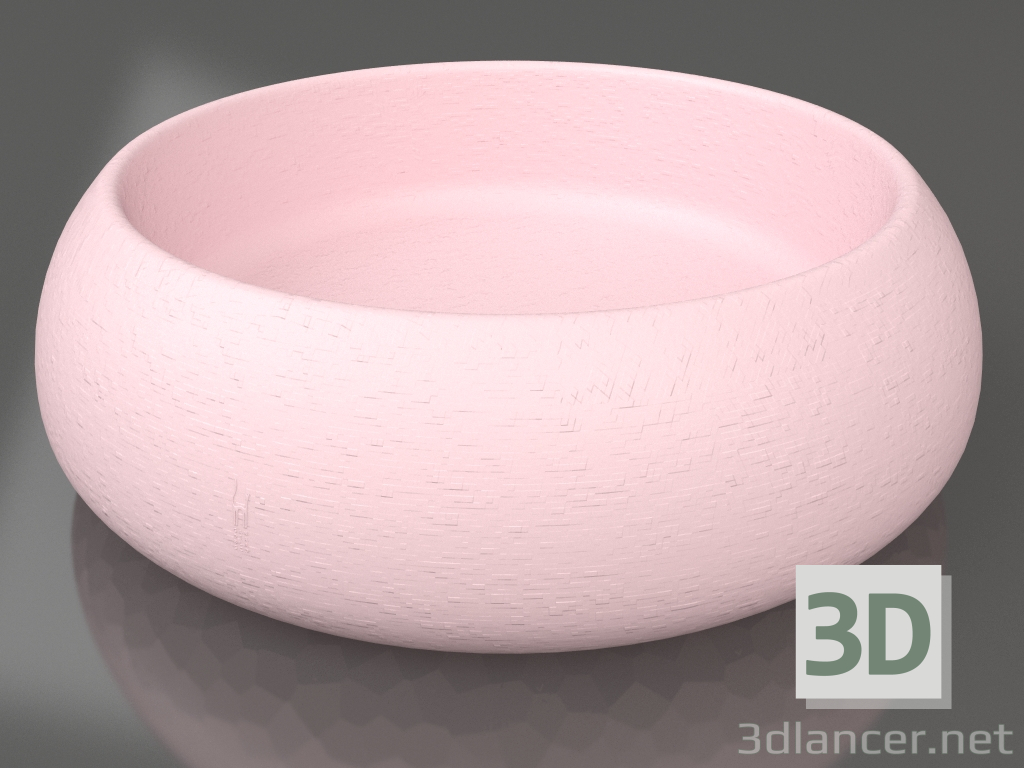 3D modeli Bitki saksısı 4 (Pembe) - önizleme