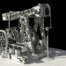 3d Oil rig rocking model buy - render