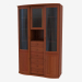 Modelo 3d Parede de mobiliário para um armário de três secções (4821-56) - preview
