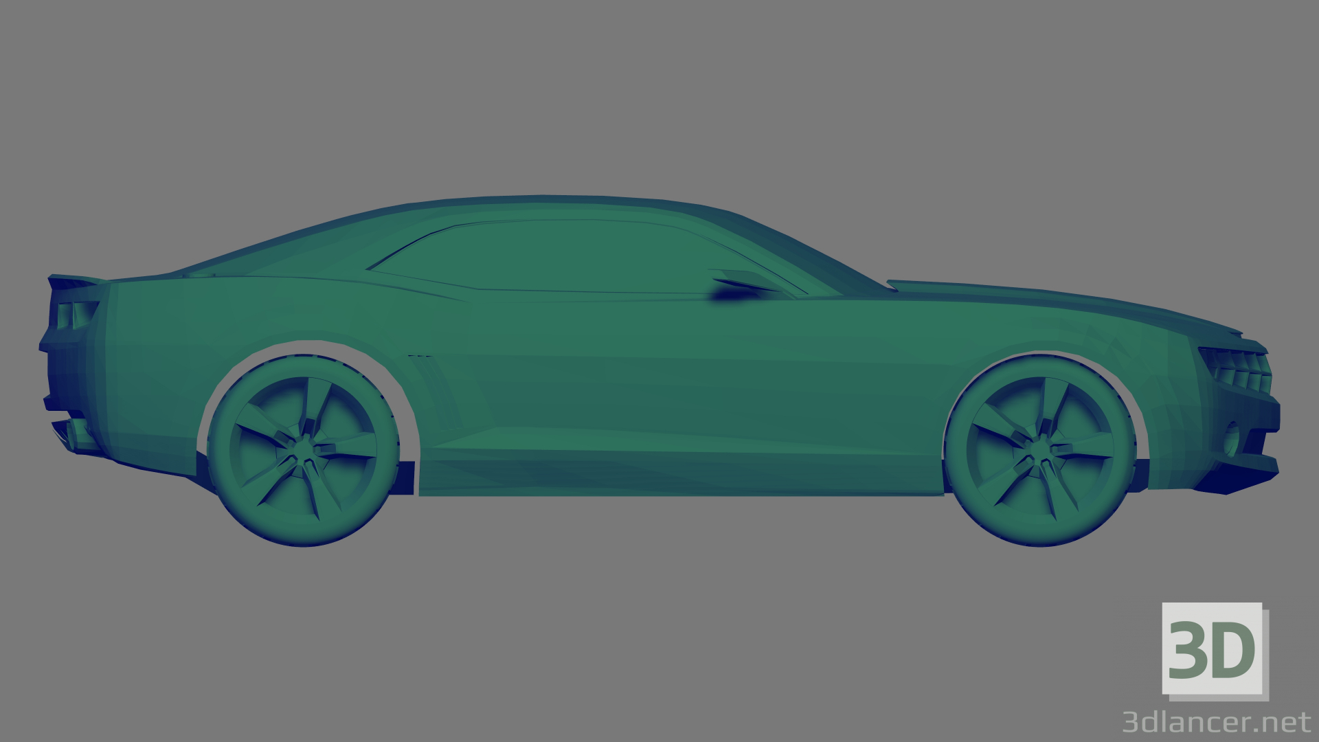 Chevrolet camaro SS - Printable toy 3D modelo Compro - render