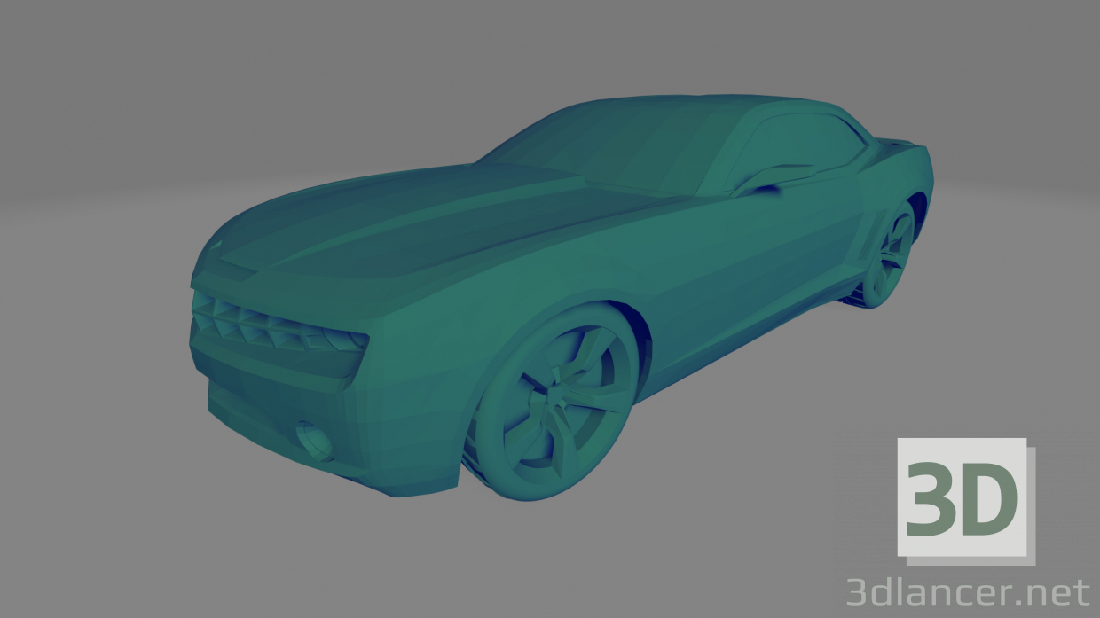3d Chevrolet camaro SS - Printable toy model buy - render