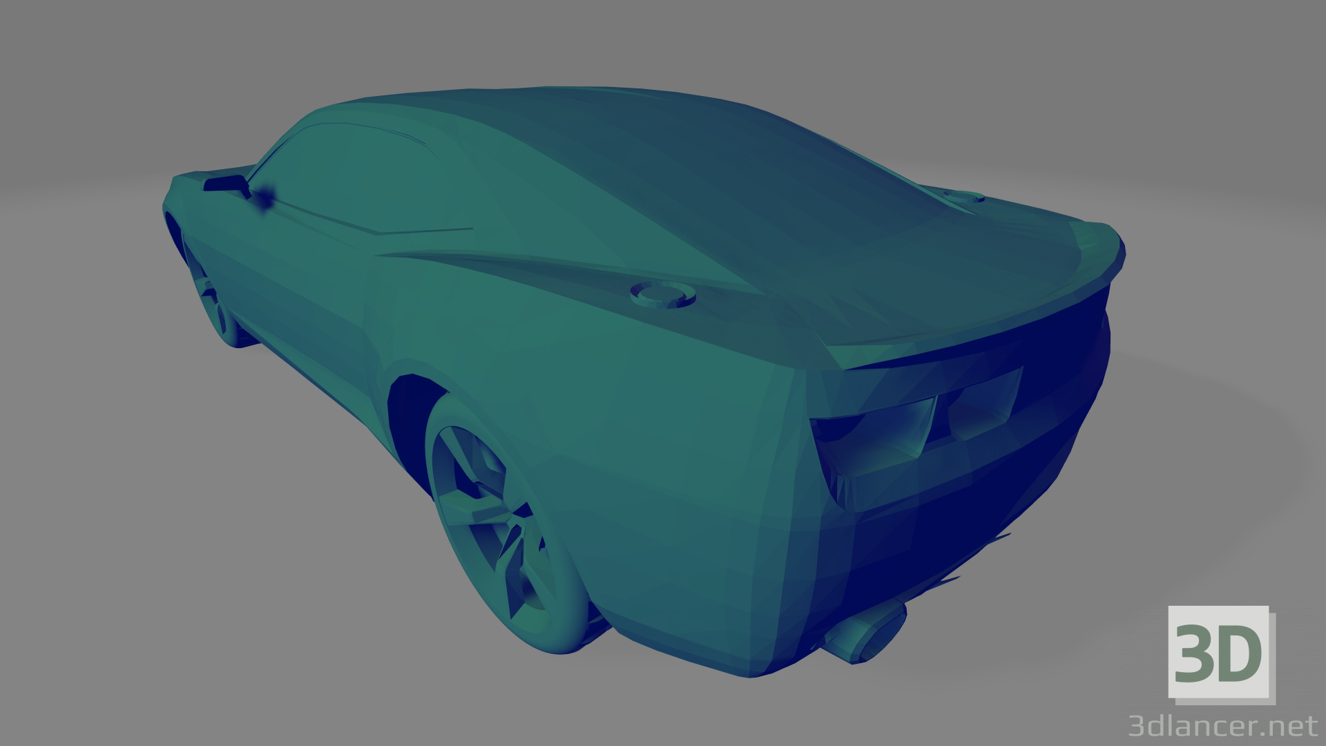 3D Ford GT40 - Yazdırılabilir oyuncak modeli satın - render