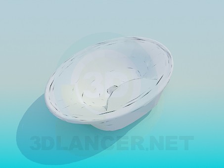 modèle 3D Lavabo insolite - preview