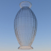 3d model glass vase - preview
