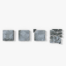 3D Çimento + Yosun + Boya fayansları modeli satın - render
