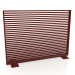 3d model Aluminum partition 150x110 (Wine red) - preview