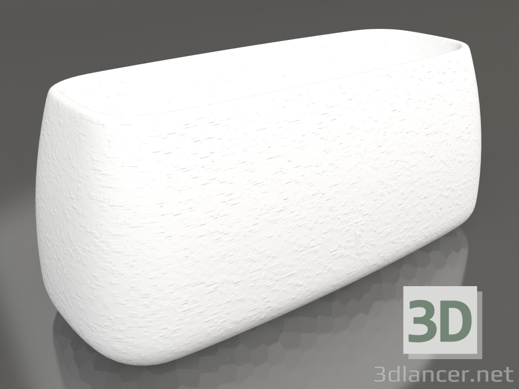 3D Modell Blumentopf 5 (Weiß) - Vorschau