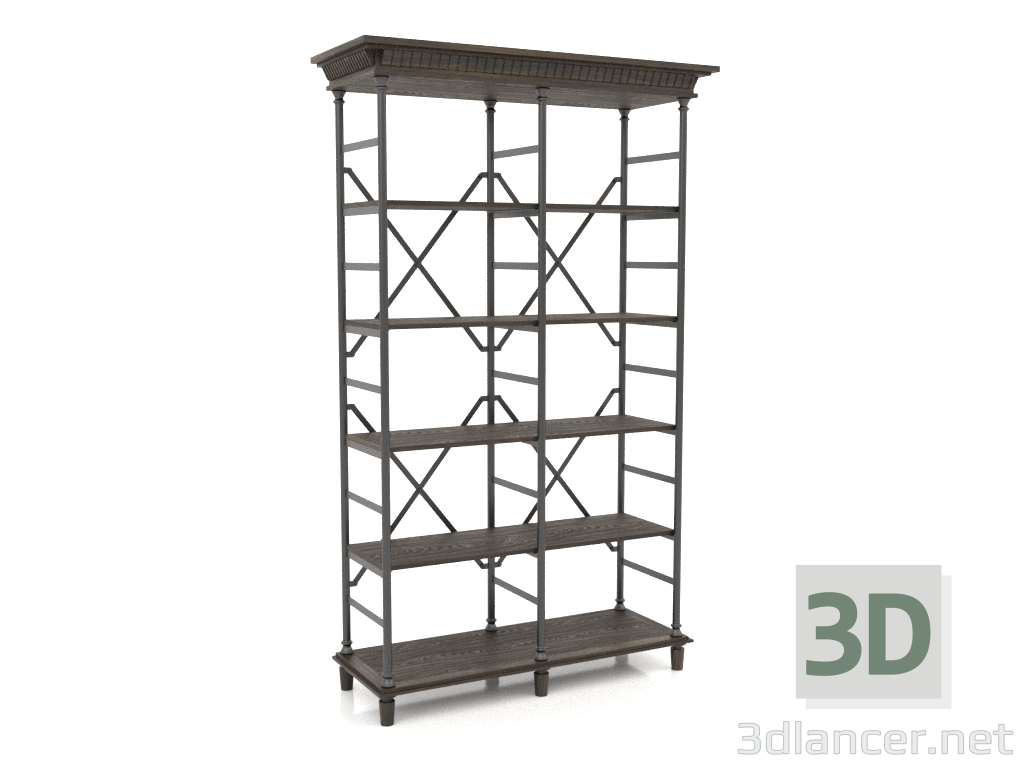 3d model Estante (2 secciones) - vista previa