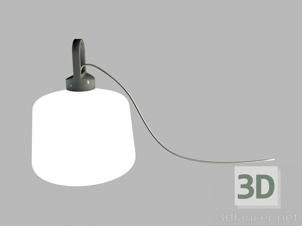 3D modeli Zemin lamba şişe kat - önizleme