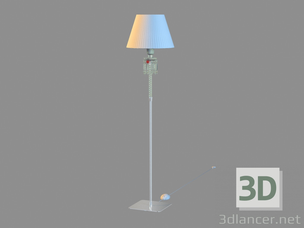 modèle 3D Торшер Torch Petite lampe sur pied Abat-jour en blanc 2 604 550 - preview