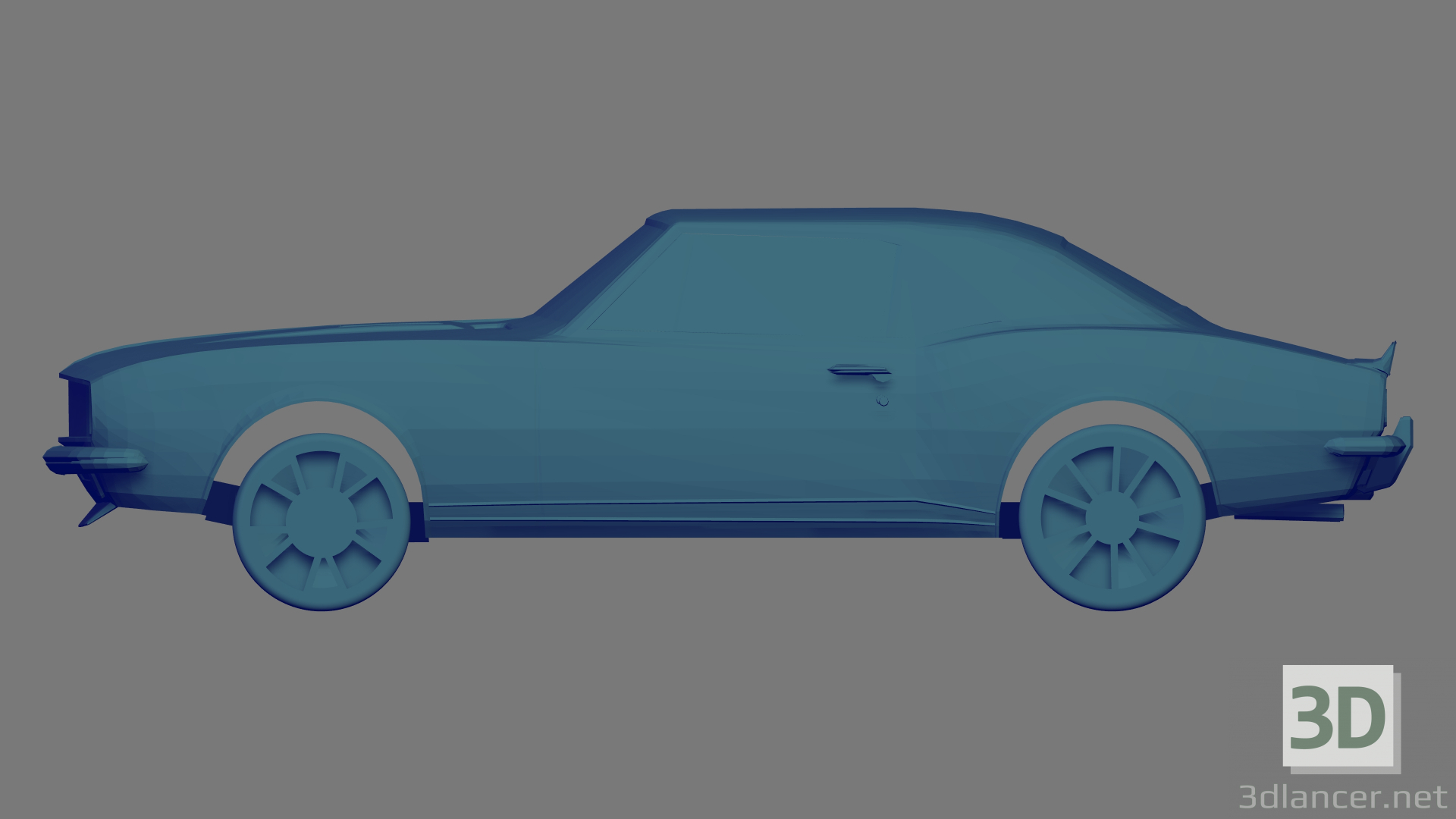 Chevrolet Camaro SS 67 - Bedruckbares Spielzeug 3D-Modell kaufen - Rendern