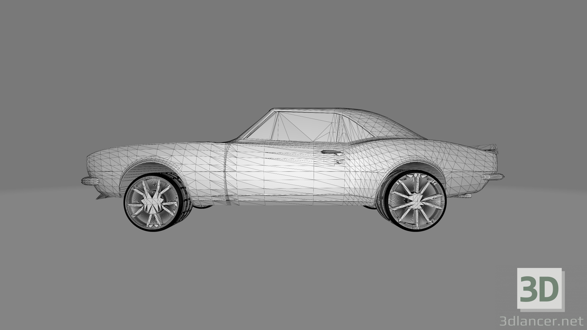 3D Chevrolet Camaro SS 67 - Yazdırılabilir oyuncak modeli satın - render