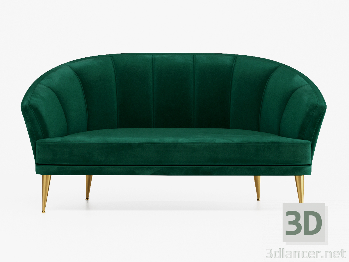 3d Couch Settees Perla model buy - render