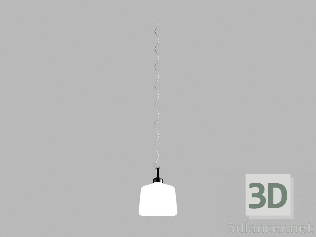 3D Modell Flasche hängende Lampe Pendelleuchte - Vorschau