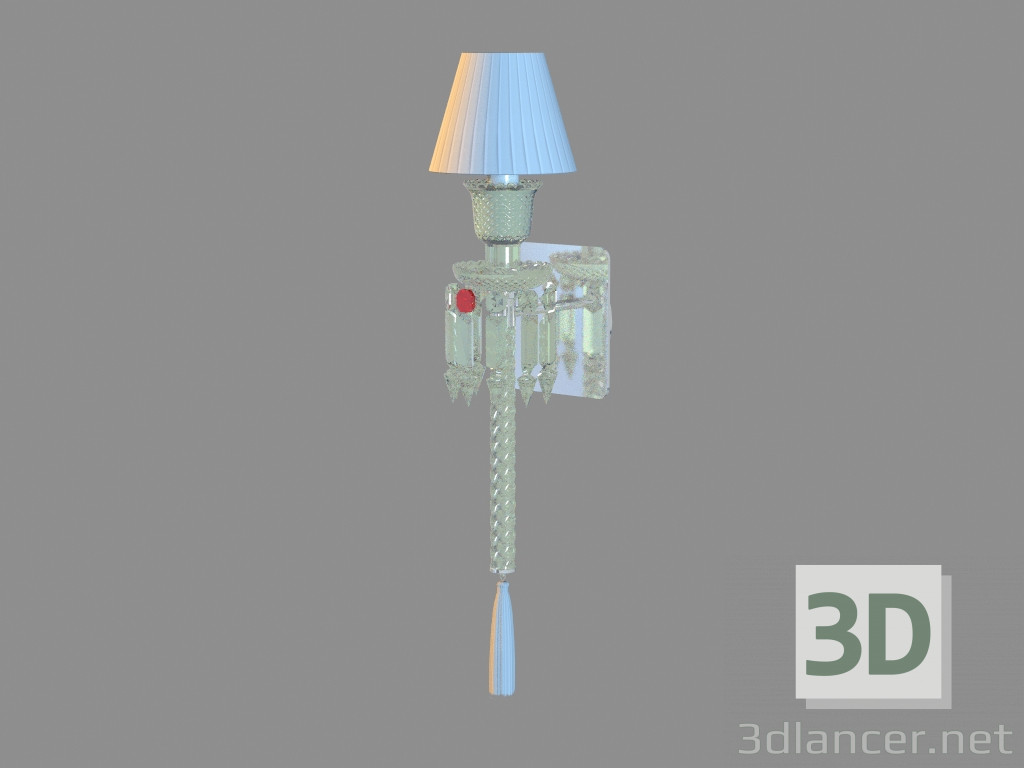 3D Modell Бра Torch Wandschrank Weiß Lampenschirm 2 602 830 - Vorschau